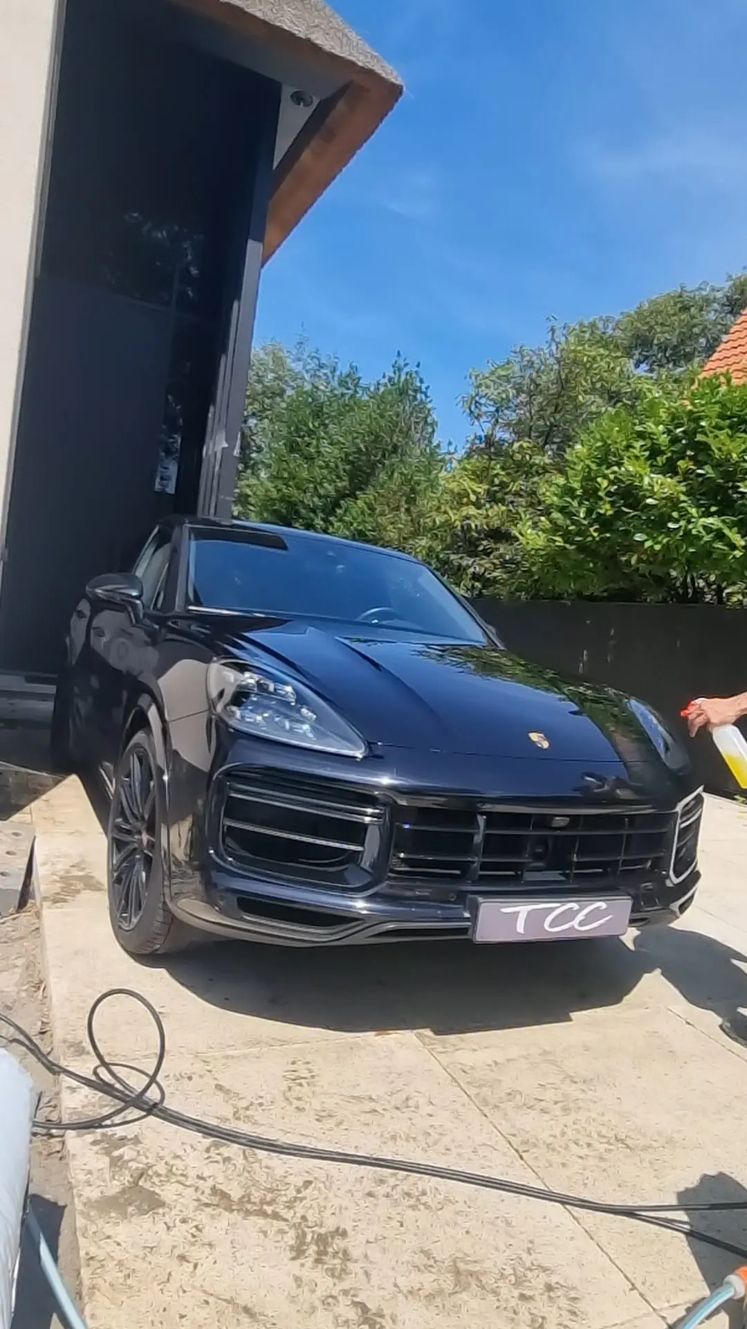 Porsche krassen verwijdert